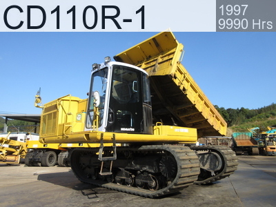 Used Construction Machine used  Crawler carrier Crawler Dump Rotating CD110R-1 #1053, 1997Year 9990Hours