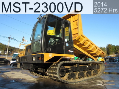 Used Construction Machine used  Crawler carrier Crawler Dump MST-2300VD #234046, 2014Year 5272Hours
