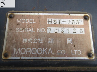 中古建設機械 中古 諸岡 MOROOKA クローラ・キャリア クローラダンプ MST-700