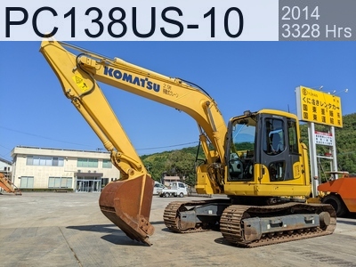 Used Construction Machine Used KOMATSU Excavator 0.4-0.5m3 PC138US-10 #41095, 2014Year 3328Hours