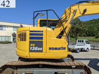 中古建設機械 中古 コマツ KOMATSU 油圧ショベル・バックホー ０．４－０．５立米 PC138US-10