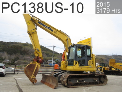 Used Construction Machine Used KOMATSU Excavator 0.4-0.5m3 PC138US-10 #43846, 2015Year 3135Hours