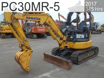 Used Construction Machine used  Excavator ~0.1m3 PC30MR-5 #51703, 2017Year 345Hours
