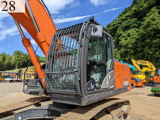 中古建設機械 中古 日立建機 HITACHI 油圧ショベル・バックホー ０．７－０．９立米 ZX200-6