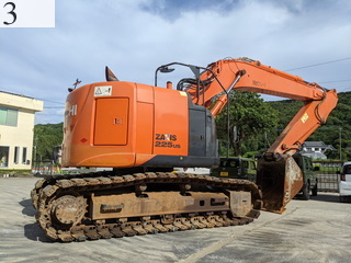 中古建設機械 中古 日立建機 HITACHI 油圧ショベル・バックホー ０．７－０．９立米 ZX225US-5B