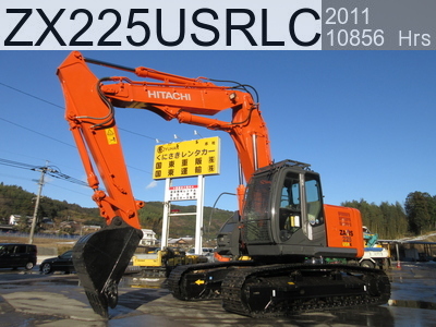 Used Construction Machine used  Demolition excavators Long front ZX225USRLCK-3 #218639, 2011Year 10856Hours