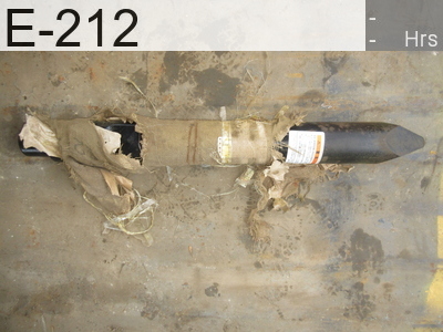 Used Construction Machine Used KONAN / KRUPP Hydraulic breaker chisels Moil point type E-212 #L403669, -Year -Hours