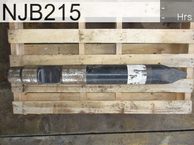 Used Construction Machine used  Hydraulic breaker chisels Moil point type NJB215 #C647582, -Year -Hours