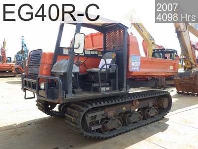 Used Construction Machine Used HITACHI Crawler carrier Crawler Dump Rotating EG40R-C #10353, 2007Year 4098Hours