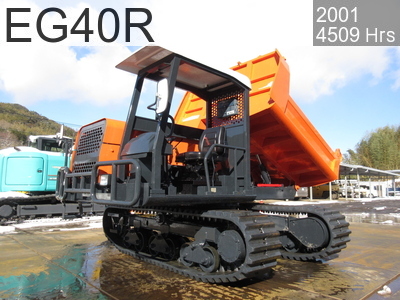 Used Construction Machine used Array Crawler carrier Crawler Dump Rotating EG40R #10178, 2001Year 4509Hours