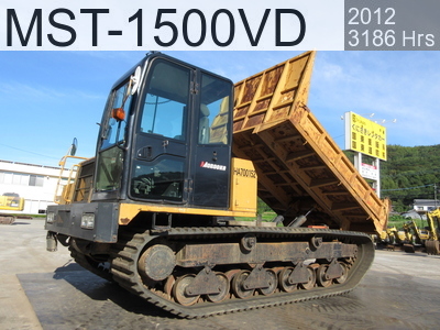 Used Construction Machine used  Crawler carrier Crawler Dump MST-1500VD #154411, 2012Year 3185Hours