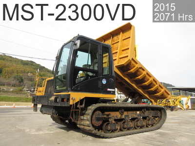 Used Construction Machine Used MOROOKA Crawler carrier Crawler Dump MST-2300VD #234096, 2015Year 2063Hours