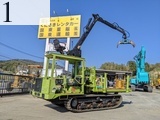 中古建設機械 中古 イワフジ工業 IWAFUJI 林業機械 フォワーダ・クローラ キャリア U-3CG