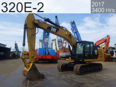 Used Construction Machine used  Excavator 0.7-0.9m3 320E-2 #SXE03936, 2017Year 3400Hours