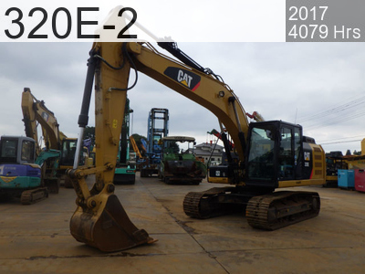 Used Construction Machine used  Excavator 0.7-0.9m3 320E-2 #SXE03735, 2017Year 4079Hours