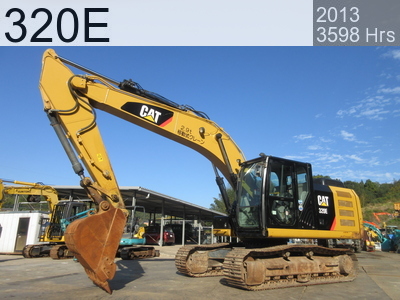 Used Construction Machine used Array Excavator 0.7-0.9m3 320E #SXE00335, 2013Year 3598Hours