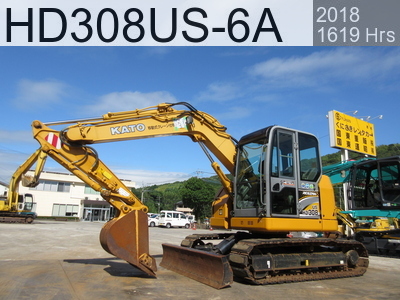 Used Construction Machine used  Excavator 0.2-0.3m3 HD308US-6A #5951, 2018Year 1582Hours