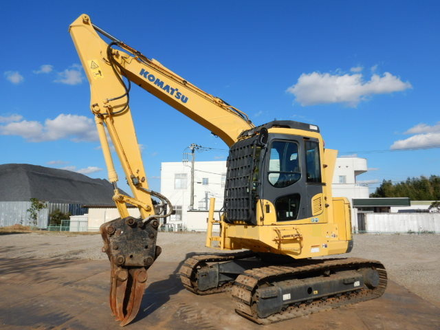 Used Construction Machine used  Material Handling / Recycling excavators Grapple PC138US-8 Photos