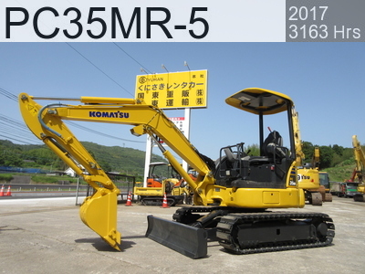 Used Construction Machine Used KOMATSU Excavator 0.2-0.3m3 PC35MR-5 #30442, 2017Year 907Hours