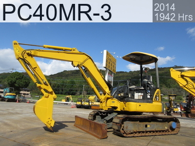 Used Construction Machine used Array Excavator 0.2-0.3m3 PC40MR-3 #22601, 2014Year 1942Hours