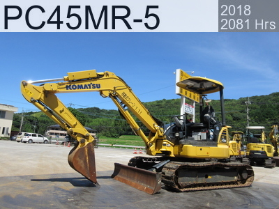 Used Construction Machine used  Excavator 0.2-0.3m3 PC45MR-5 #32093, 2018Year 2081Hours