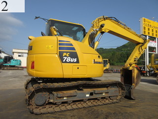 中古建設機械 中古 コマツ KOMATSU 油圧ショベル・バックホー ０．２－０．３立米 PC78US-10