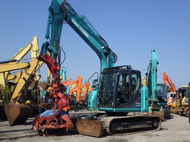 Used Construction Machine Used KOBELCO Forestry excavators Processor SK135SRD-3 Photos