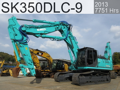 Used Construction Machine Used KOBELCO Demolition excavators Long front SK350DLC-9 #YC12-10304, 2013Year 7751Hours