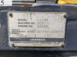 中古建設機械 中古 ヤンマーディーゼル YANMAR 油圧ショベル・バックホー ０．１立米以下 ViO17