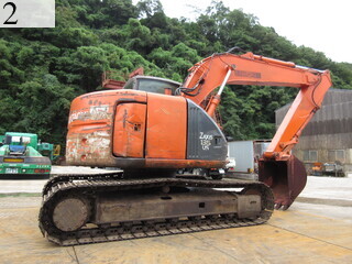 中古建設機械 中古 日立建機 HITACHI 油圧ショベル・バックホー ０．４－０．５立米 ZX135US-E