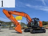 中古建設機械 中古 日立建機 HITACHI 油圧ショベル・バックホー ０．７－０．９立米 ZX225US-5B