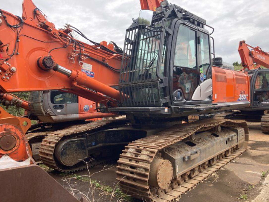 Used Construction Machine used  Demolition excavators Long front ZX350LCK-6 Photos