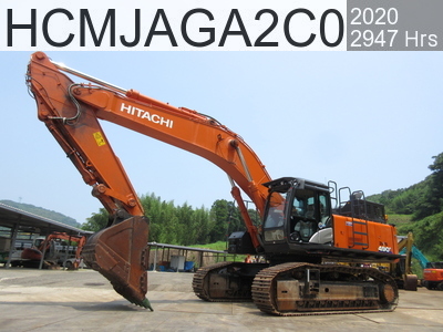 Used Construction Machine used Array Excavator 1.0~m3 ZX490H-6 #61527, 2020Year 2947Hours