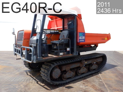 Used Construction Machine Used HITACHI Crawler carrier Crawler Dump Rotating EG40R-C #10419, 2011Year 2436Hours