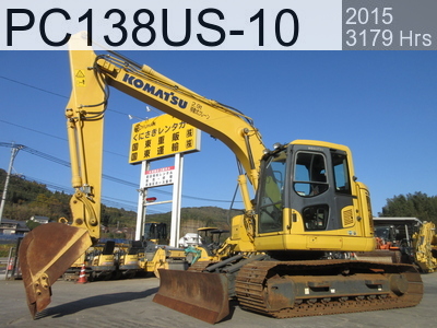 Used Construction Machine Used KOMATSU Excavator 0.4-0.5m3 PC138US-10 #43846, 2015Year 3135Hours