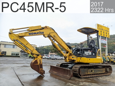 Used Construction Machine Used KOMATSU Excavator 0.2-0.3m3 PC45MR-5 #31493, 2017Year 2322Hours