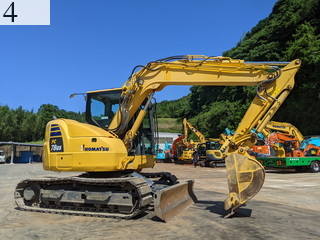 中古建設機械 中古 コマツ KOMATSU 油圧ショベル・バックホー ０．２－０．３立米 PC78US-10