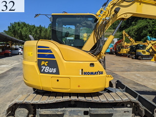 中古建設機械 中古 コマツ KOMATSU 油圧ショベル・バックホー ０．２－０．３立米 PC78US-10