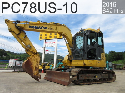 Used Construction Machine Used KOMATSU Excavator 0.2-0.3m3 PC78US-10 #31357, 2016Year 642Hours