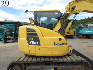 中古建設機械 中古 コマツ KOMATSU 油圧ショベル・バックホー ０．２－０．３立米 PC78US-10