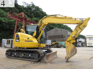 中古建設機械 中古 コマツ KOMATSU 油圧ショベル・バックホー ０．２－０．３立米 PC78US-10