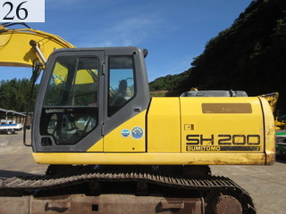 中古建設機械 中古 住友建機 SUMITOMO 油圧ショベル・バックホー ０．７－０．９立米 SH200-5