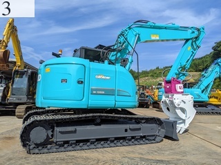 中古建設機械 中古 コベルコ建機 KOBELCO 林業機械 フェラーバンチャザウルスロボ SK135SR-3