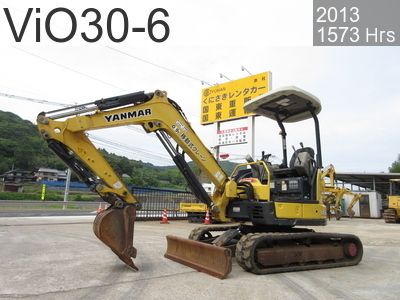 Used Construction Machine Used YANMAR Excavator 0.2-0.3m3 ViO30-6 #61360, 2013Year 1573Hours
