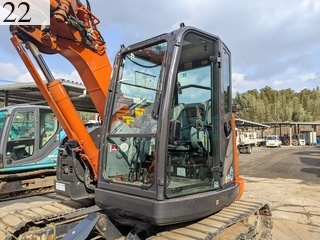 中古建設機械 中古 日立建機 HITACHI 油圧ショベル・バックホー ０．２－０．３立米 ZX75UR-5B