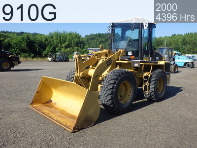 Used Construction Machine Used CAT Wheel Loader bigger than 1.0m3 910G #AKR00489, 2000Year 4396Hours