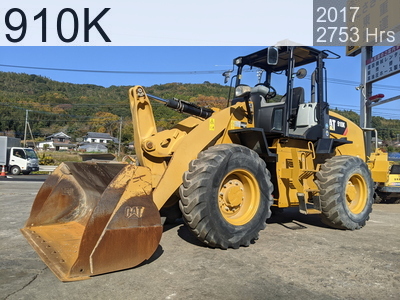 Used Construction Machine Used CAT Wheel Loader bigger than 1.0m3 910K #2493, 2017Year 2753Hours
