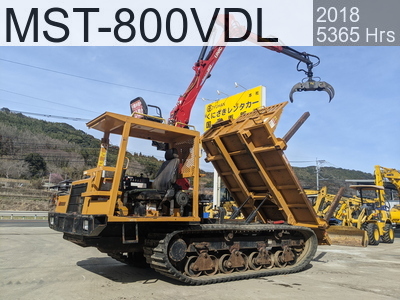 Used Construction Machine Used MOROOKA Forestry excavators Forwarder MST-800VDL #81380, 2018Year 5365Hours