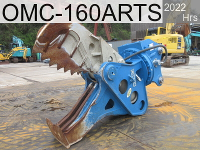 Used Construction Machine Used OKADA AIYON Cutter Cutter Force OMC-160ARTS #MN8E444, 2022Year -Hours