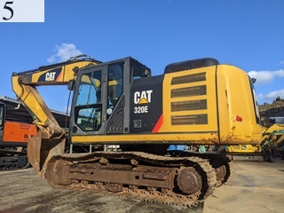 中古建設機械 中古 キャタピラー CAT 油圧ショベル・バックホー ０．７－０．９立米 320E-2